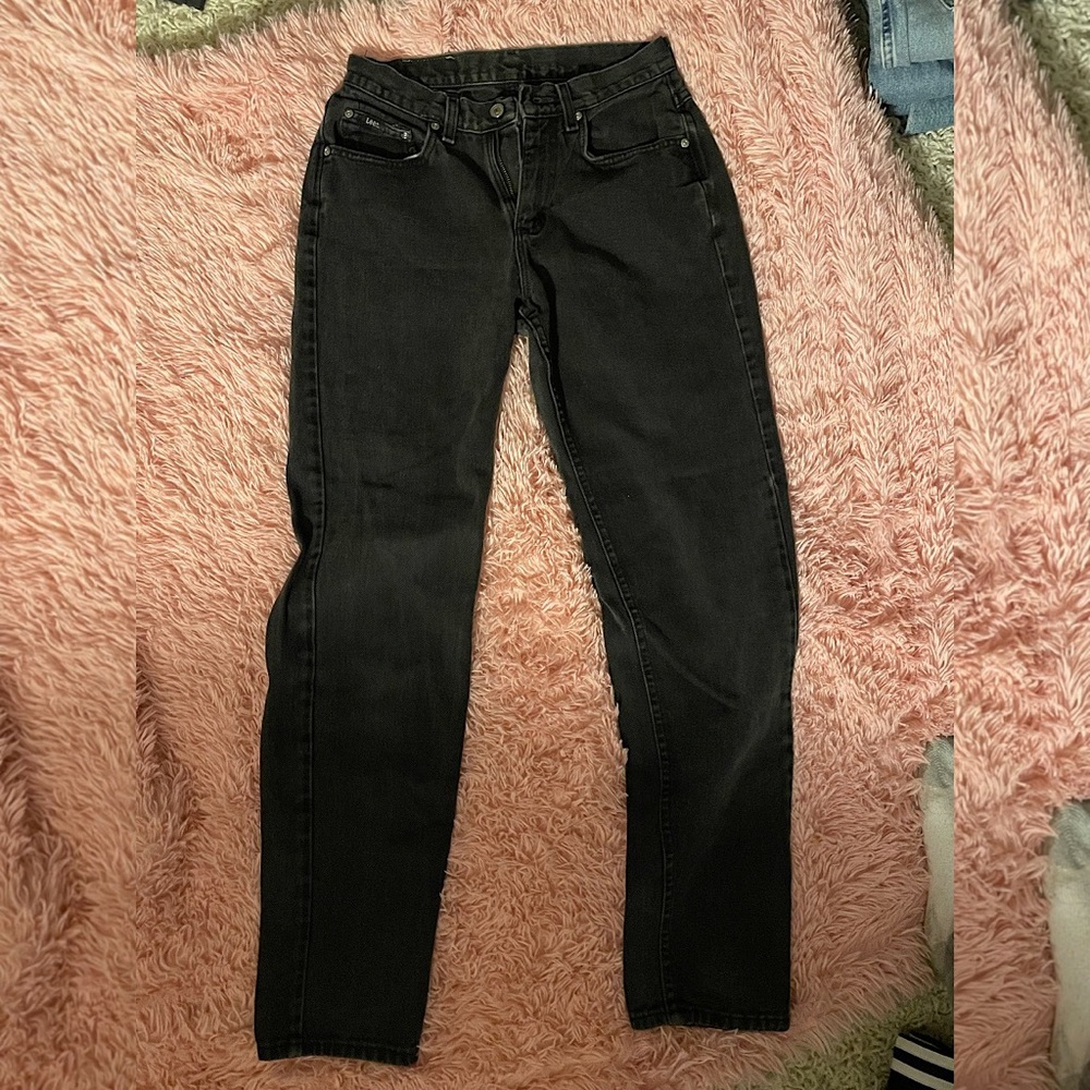 Dusty black vintage jeans
